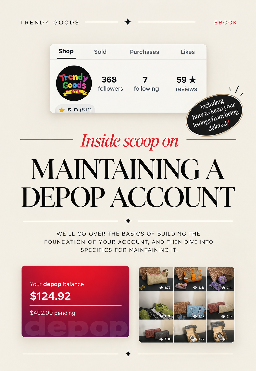 Maintaing A Depop Account Guide